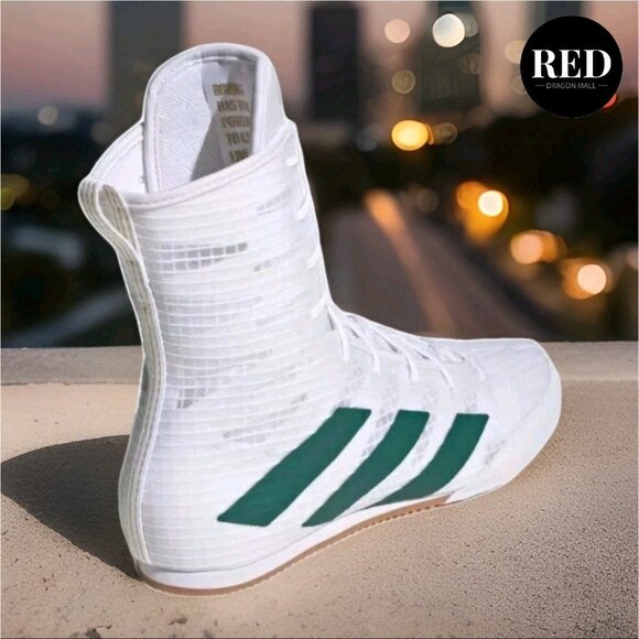adidas Box Hog 4 White Collegiate Green IH2731 Shoes - Men\'s Size 7 main image 8